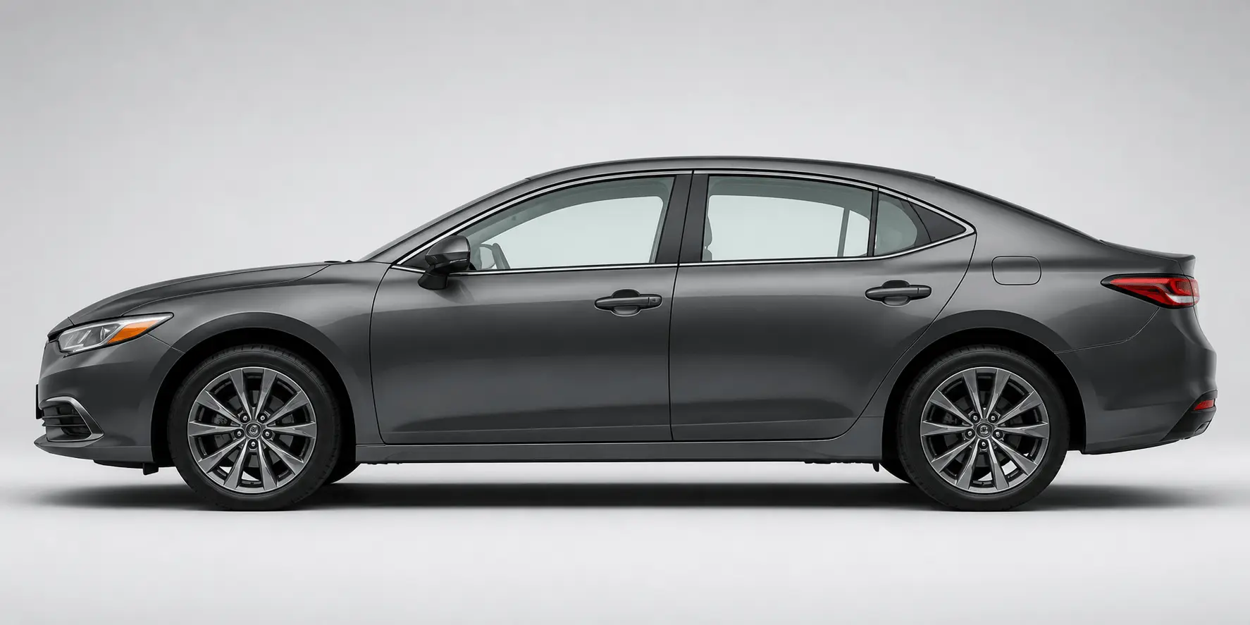 Side view sedan with clickable service areas